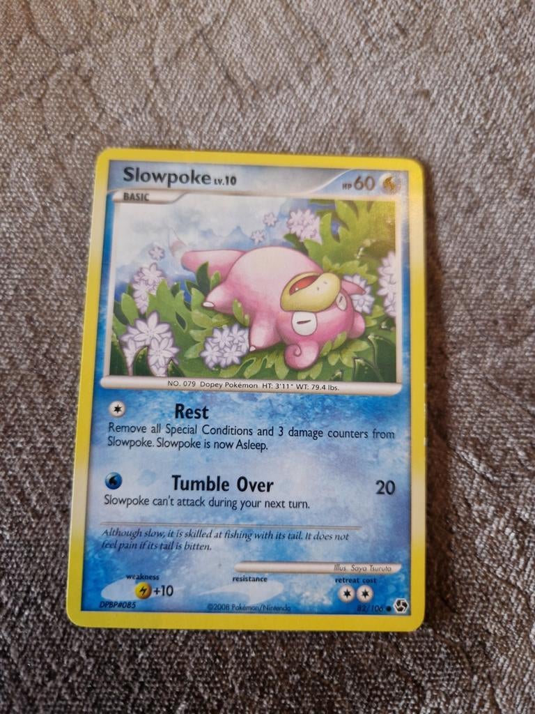 Pokémon Kaart Slowpoke LV.10 DPBP#085, Ophalen of Verzenden, Gebruikt, Losse kaart