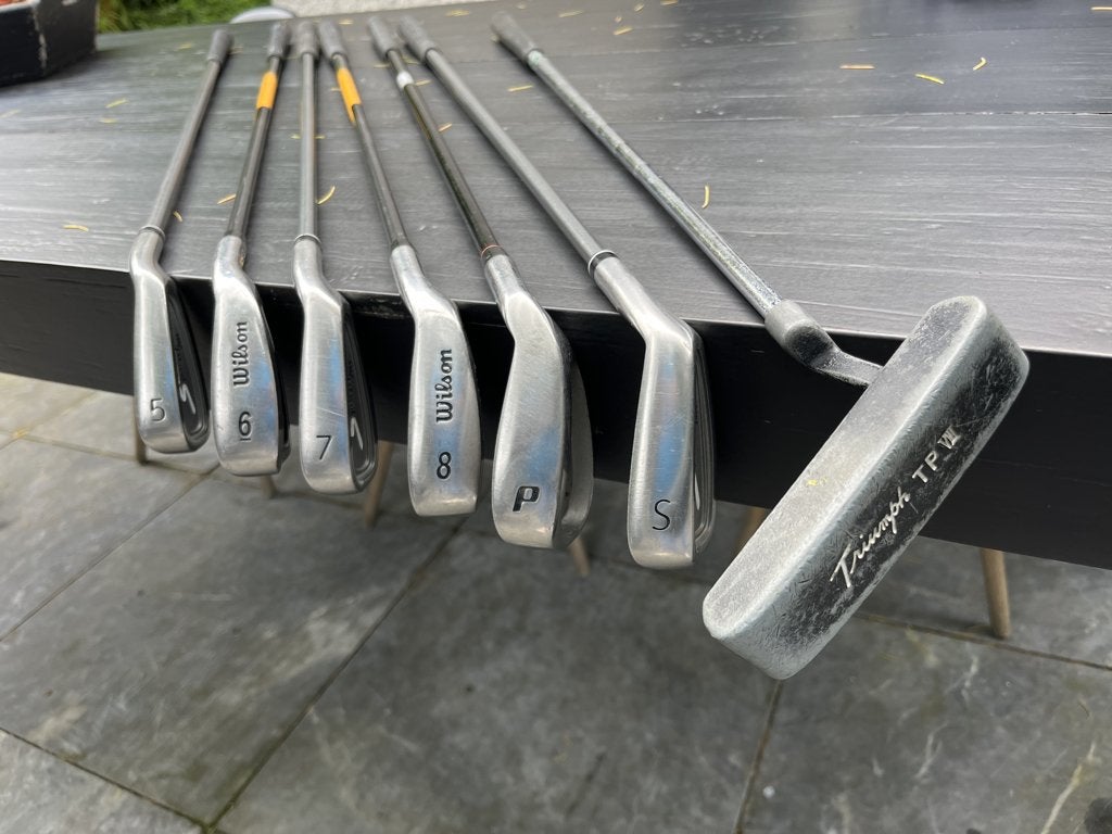 Zeven golfclubs: zeer goede kwaliteit. Uitzonderlijke prijs!, Sport en Fitness, Golf, Ophalen, Gebruikt, Club, Overige merken