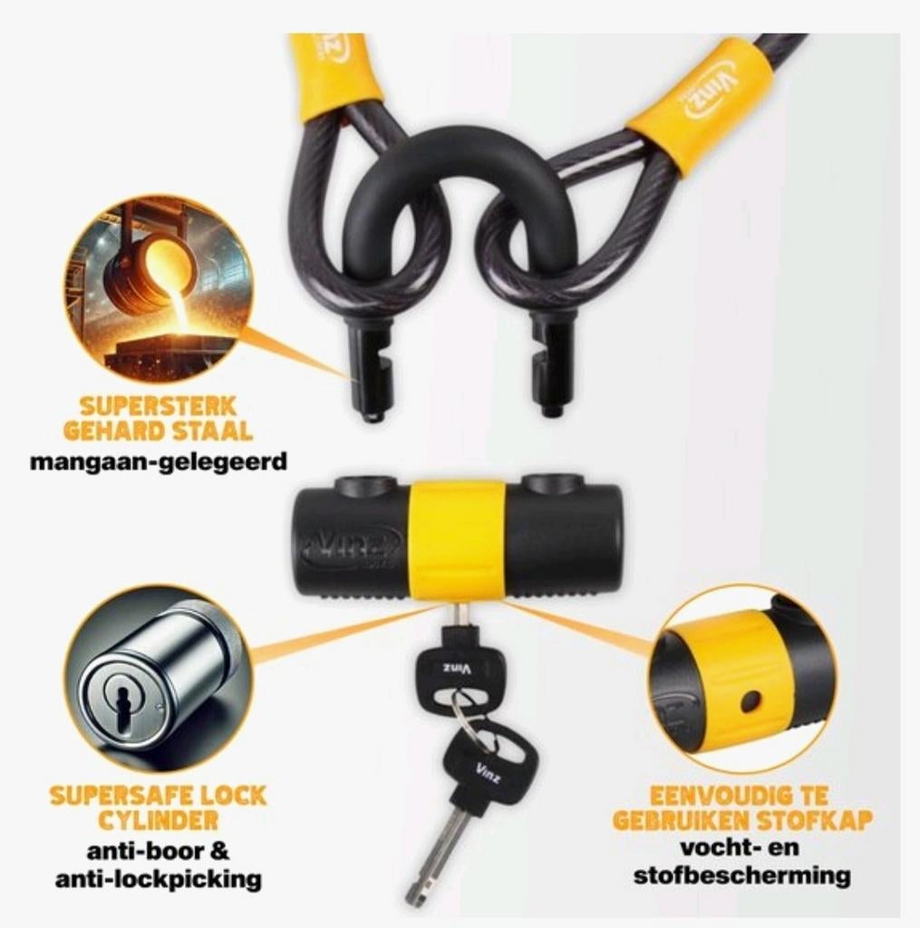 Nieuw Kabel slot & Muur anker set, Ophalen of Verzenden, Nieuw, Kabelslot