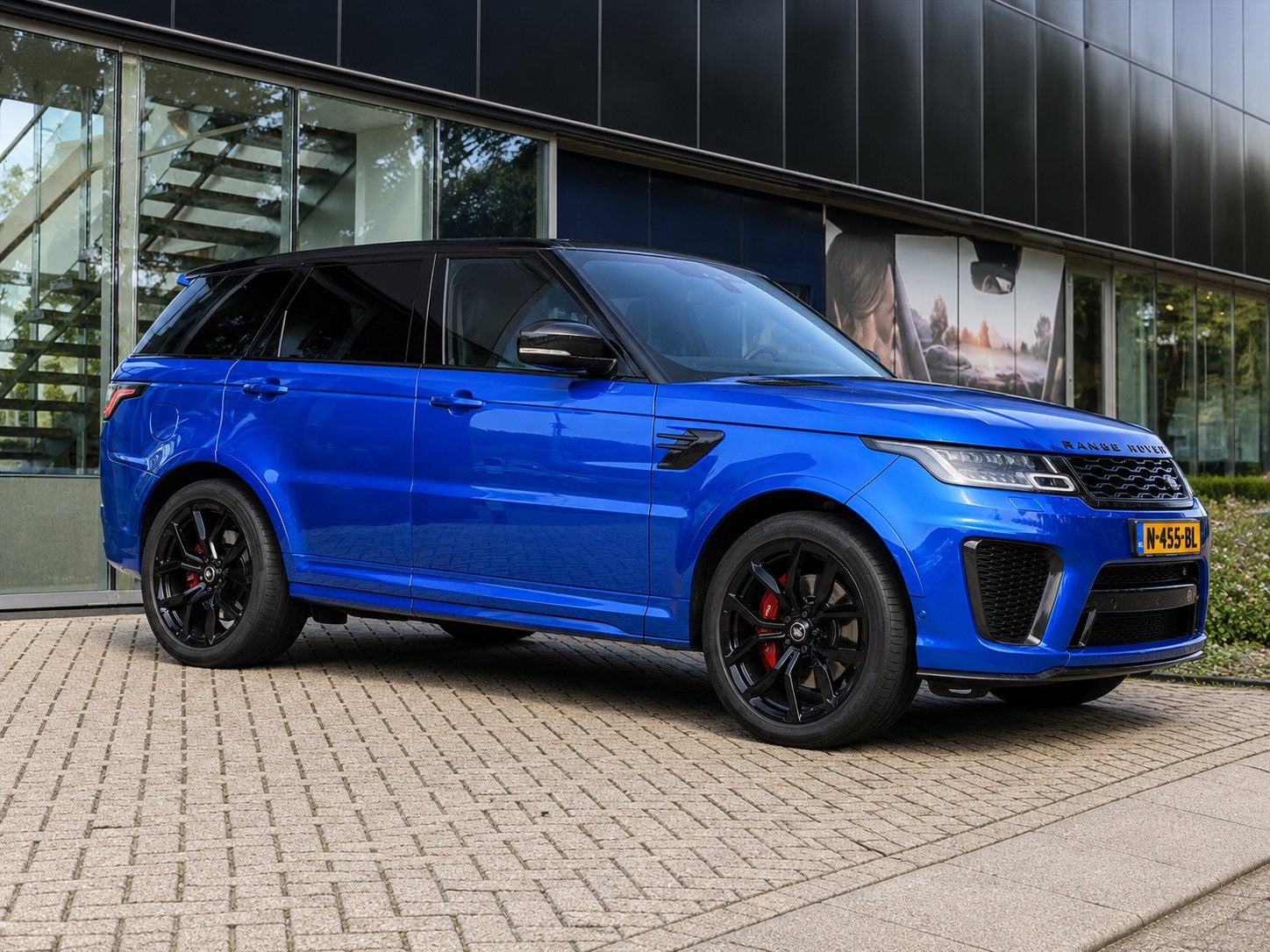 Land Rover Range Rover (sport) 5.0 V8 Supercharged 575pk, Auto's, Land Rover, Bedrijf, 360° camera, 4x4, ABS, Achteruitrijcamera