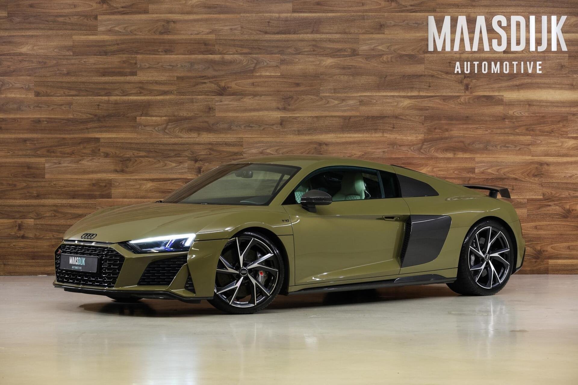 Audi R8 5.2 Performance Quattro|Ceramic|Full Carbon|PPF|Capr, Auto's, Audi, Automaat, Gebruikt, 5204 cc, Leder