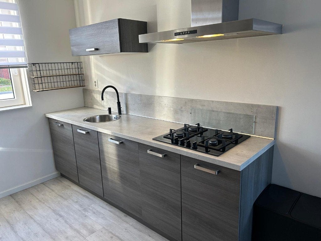 Complete 2de hands dubbelwandige keuken met Quookerkraan, Huis en Inrichting, Ophalen, Gebruikt, Dubbelwandige keuken, Composiet