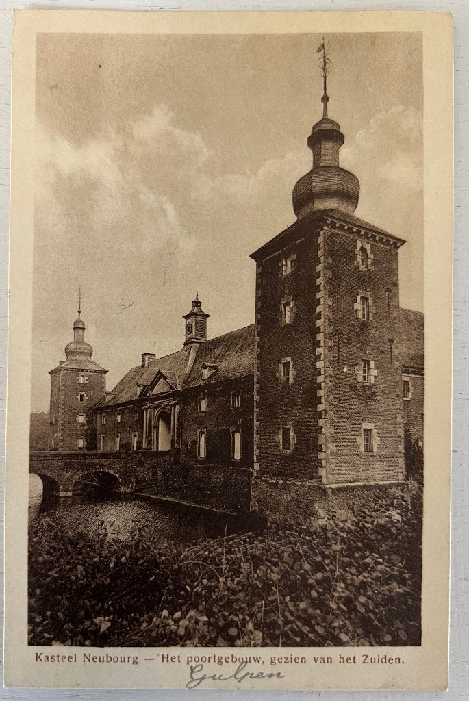 Oude Ansichtkaart - Gulpen - Kasteel Neubourg, Ophalen of Verzenden, Voor 1920, Gelopen, Limburg