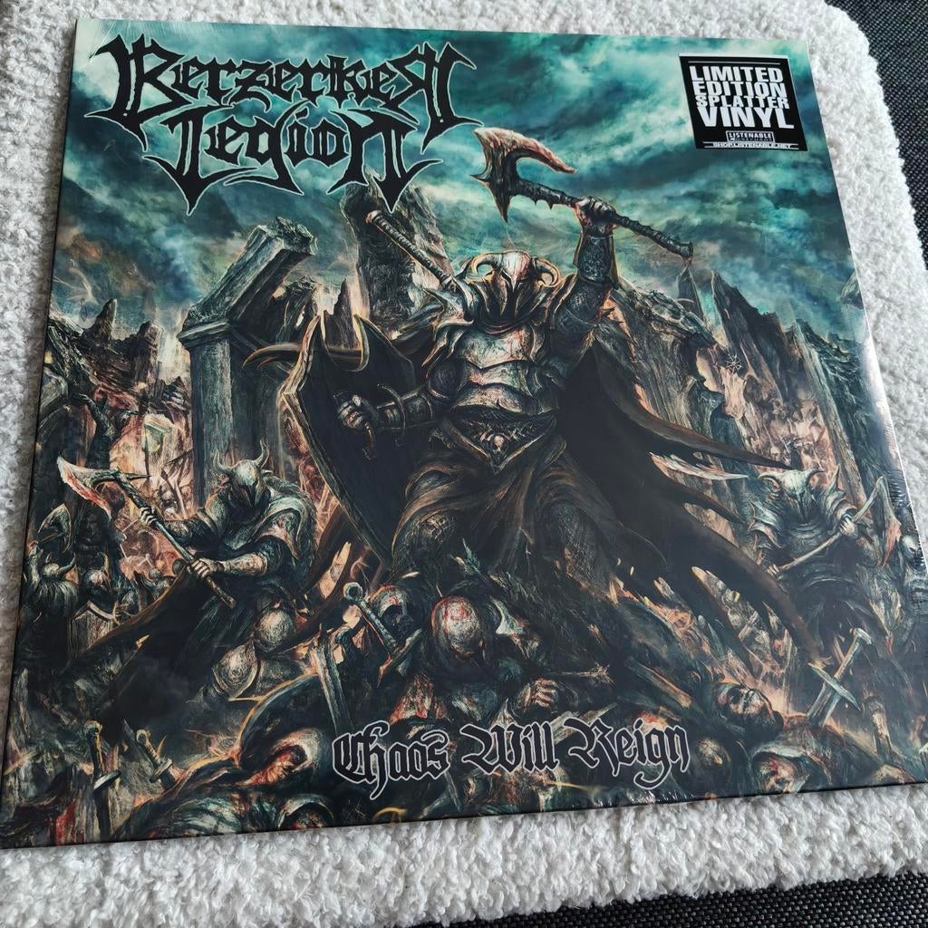 Berzerker Legion - Chaos Will Reign Limited Edition Vinyl, Ophalen of Verzenden, Nieuw in verpakking