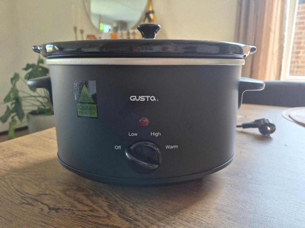 Gusta slowcooker, Witgoed en Apparatuur, Slowcookers, Ophalen, Zo goed als nieuw