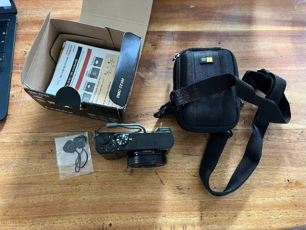 Panasonic Lumix DMC-TZ100 zwart in perfecte staat!, Audio, Tv en Foto, Fotocamera's Digitaal, Panasonic, Ophalen of Verzenden