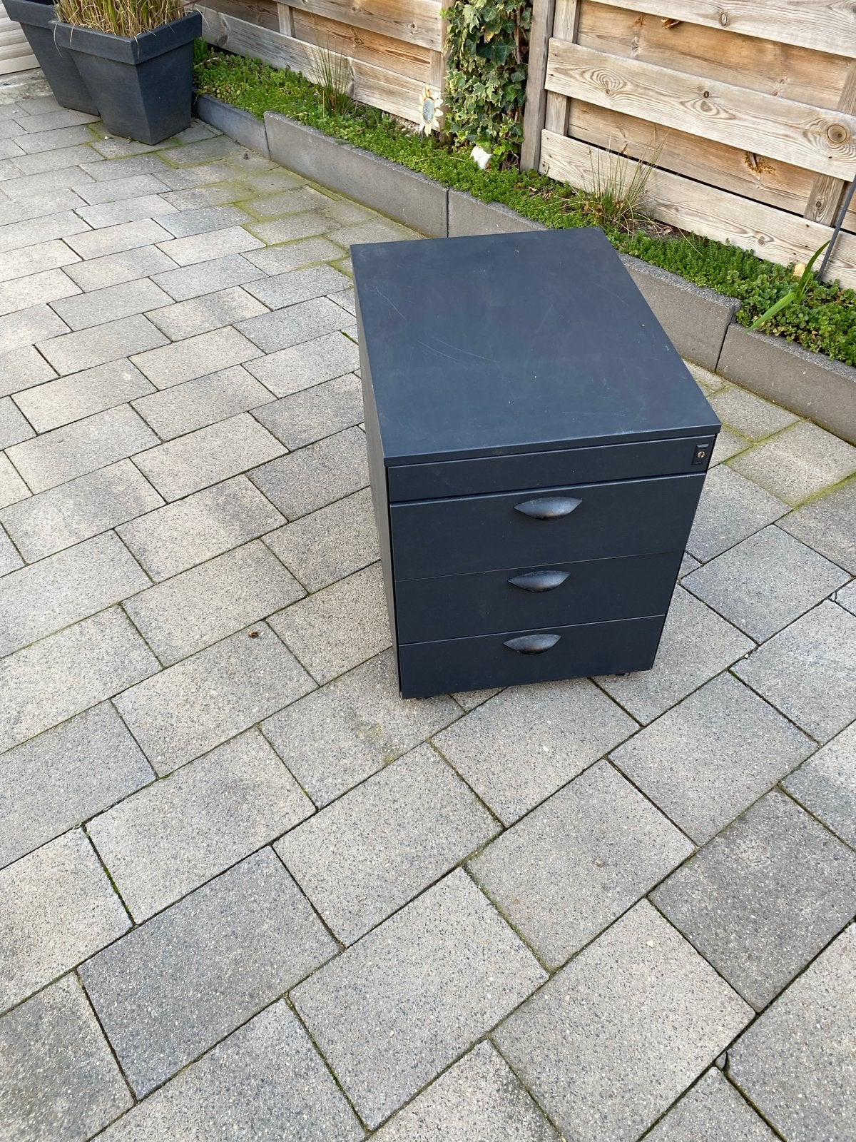 Verrijdbaar ladenblok voor onder bureau, Ophalen, Gebruikt