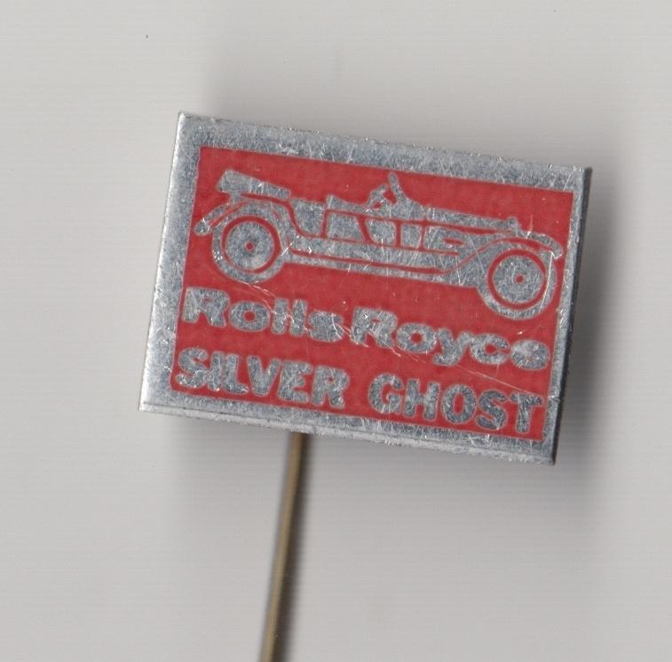 Auto Rolls Royce silver ghost speldje, Verzamelen, Speldjes, Pins en Buttons, Gebruikt, Speldje of Pin, Overige onderwerpen, Ophalen of Verzenden