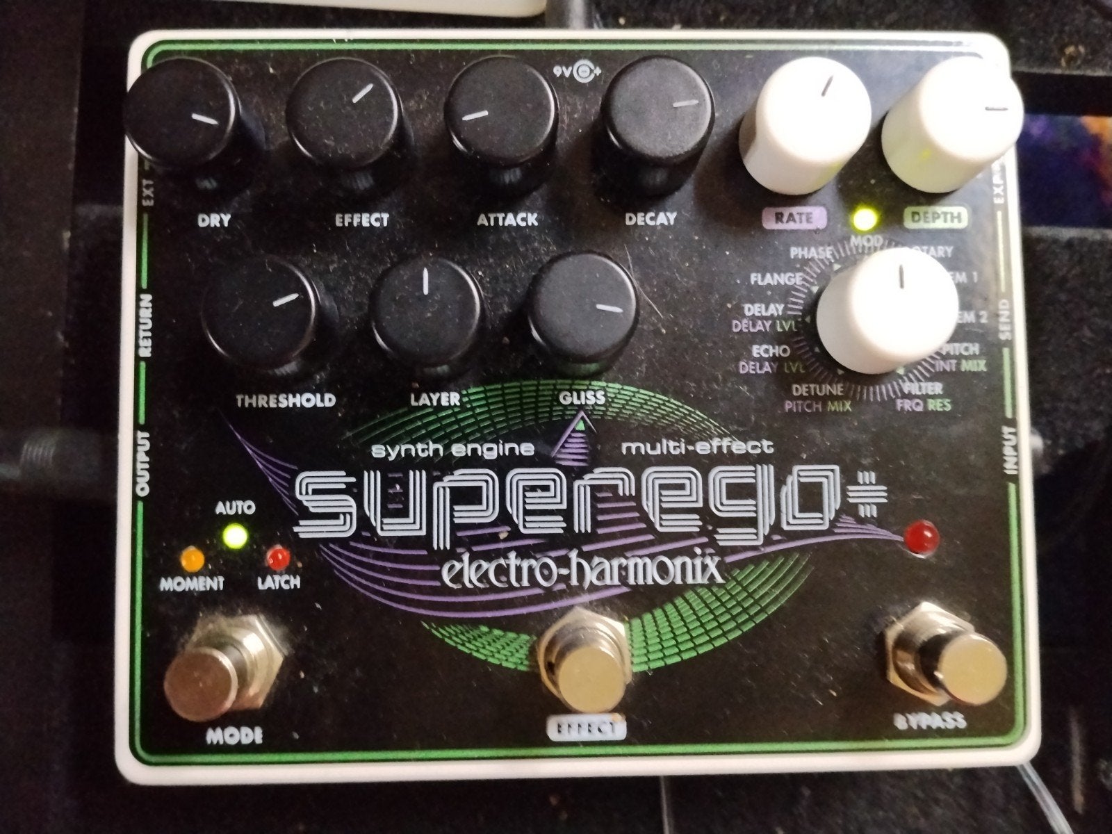 Electro Harmonix Superego+ met Expression Pedal, Ophalen of Verzenden, Zo goed als nieuw, Delay of Echo