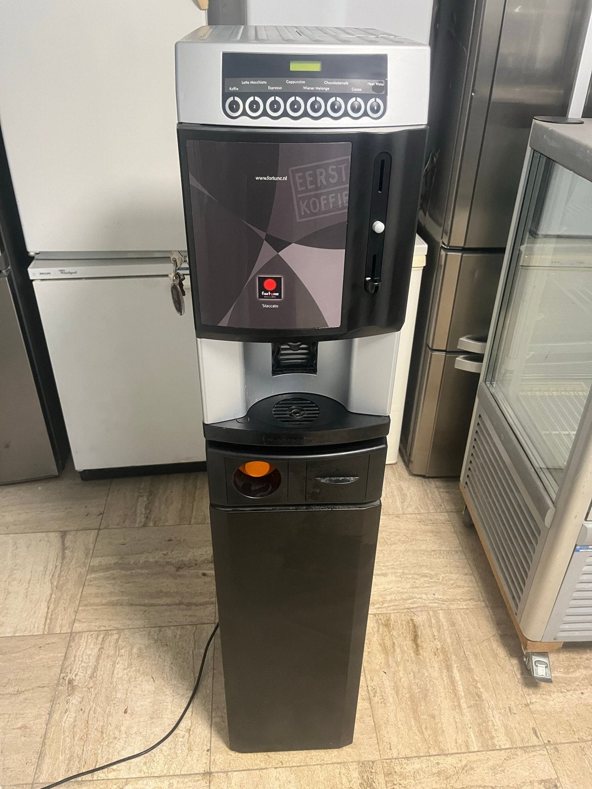 Fortune Staccato Koffiemachine - Diverse Dranken, Gebruikt, Overige typen, 10 kopjes of meer, Koffiemachine
