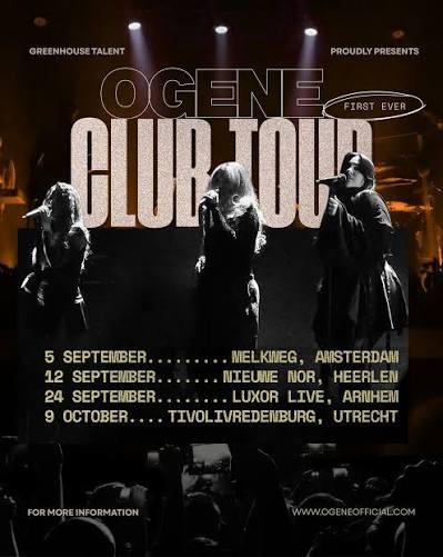 2 tickets voor ogene melkweg clubtour 5 september, Tickets en Kaartjes, Concerten | Pop, Twee personen, September