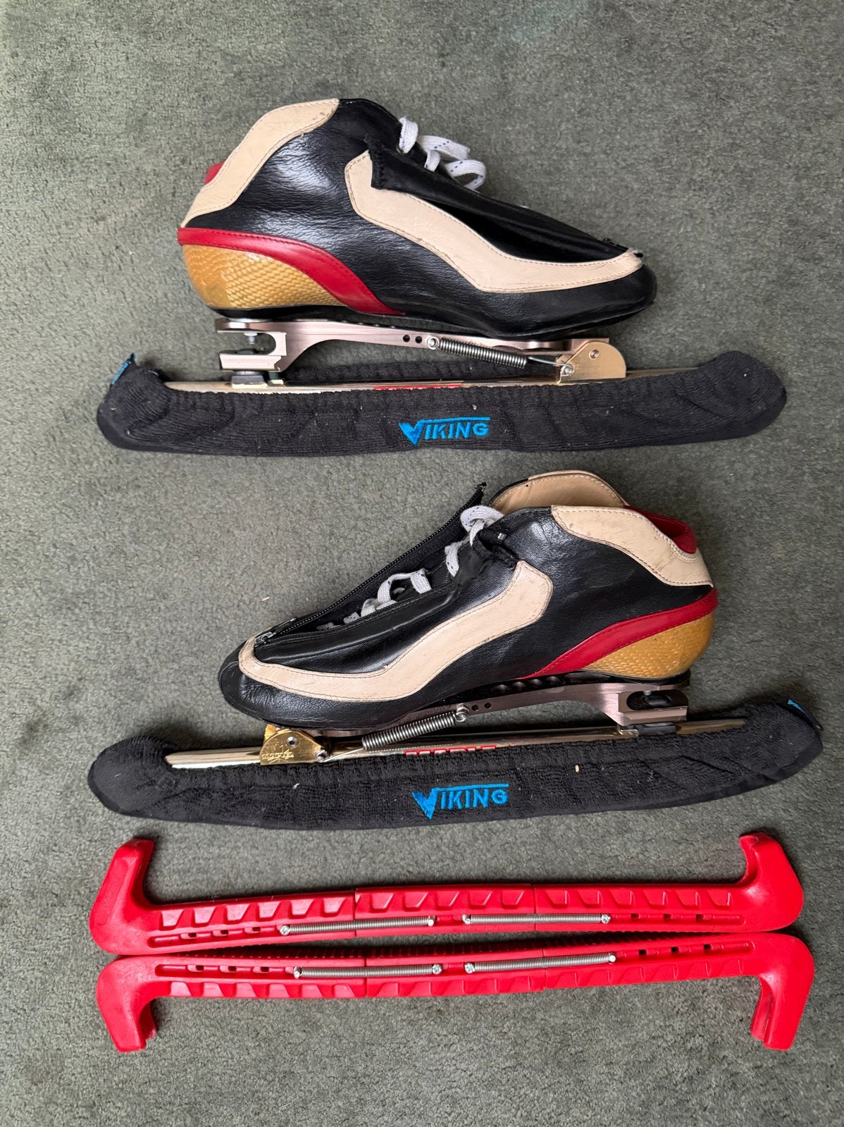 Viking Nagano Gold Maple klapschaatsen - Maat 42, Gebruikt, Ophalen of Verzenden, Noren, Viking