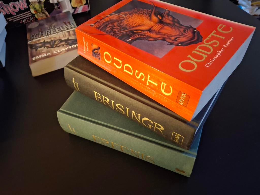 Erfgoed Cyclus Boeken: Oudste, Brisingr, Erfenis, Boeken, Ophalen of Verzenden, Gelezen, Christopher Paolini, Nederland