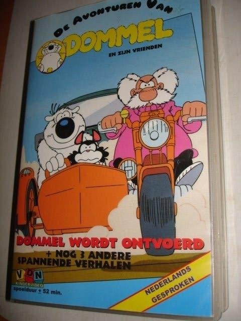 Dommel- De Avonturen van Dommel- Dommel wordt ontvoerd- VHS, Alle leeftijden, Verzenden, Zo goed als nieuw