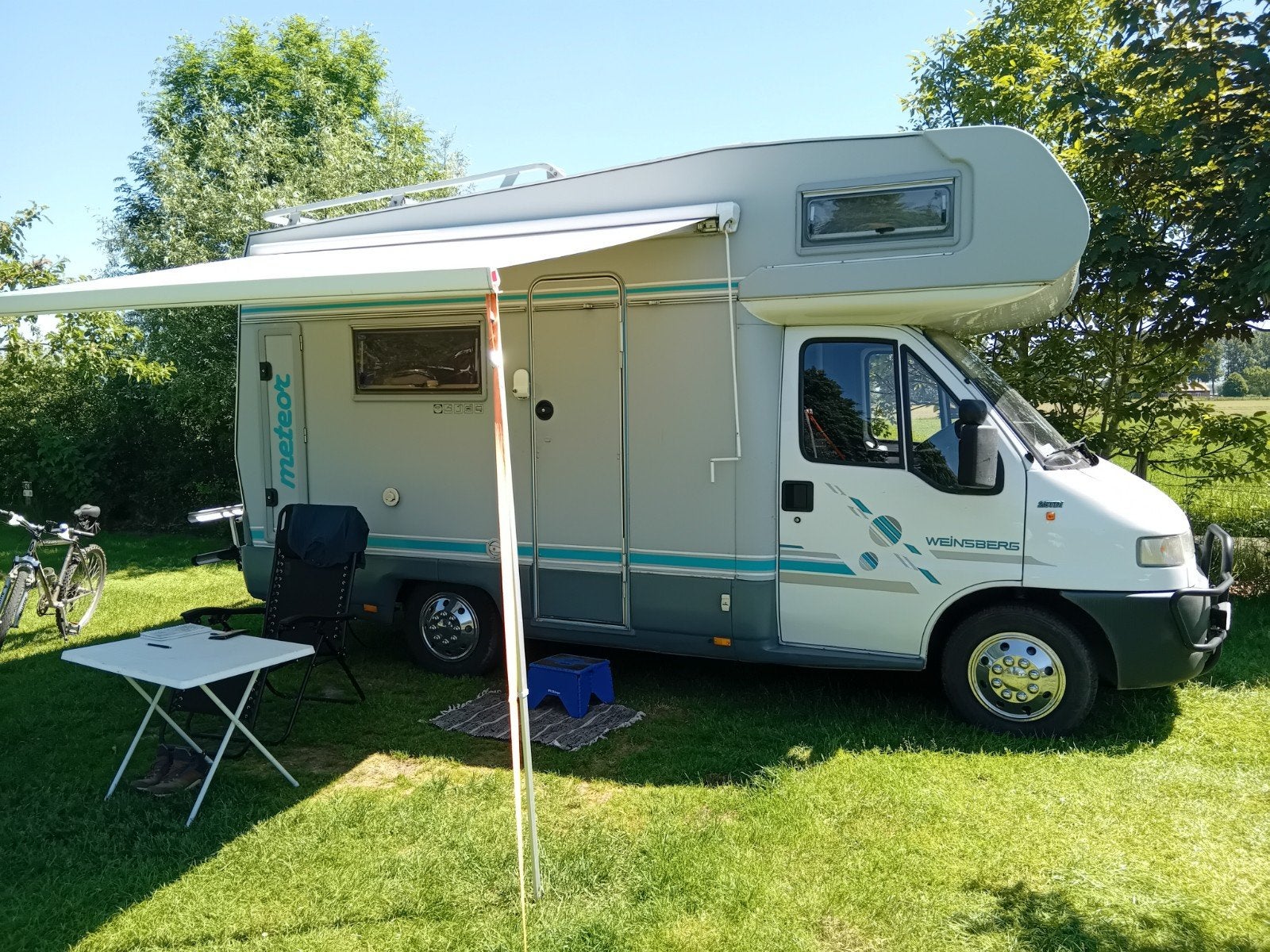 Weinsberg Alkoof Fiat Ducato 2.5 Turbo, Caravans en Kamperen, Particulier, Half-integraal