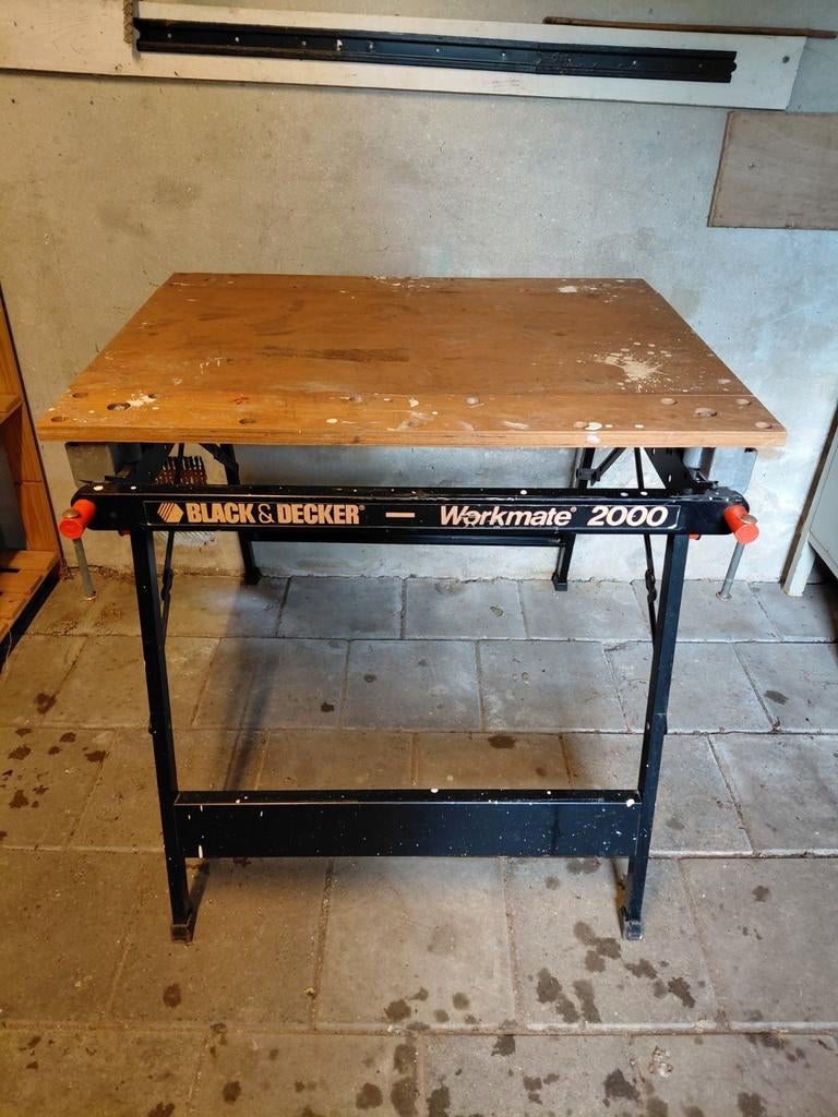 Werkbank Black en Decker professional workmate 2000, Doe-het-zelf en Verbouw, Werkbanken, Ophalen, Gebruikt, 70 tot 120 cm, Bankschroef
