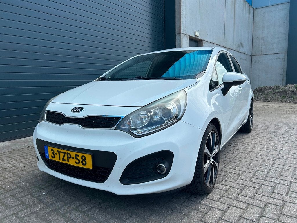 Kia Rio 1.2i CVVT Plus Pack AIRCO 5DRS NAP LED, Euro 5, 4 cilinders, Elektrische ramen, Wit