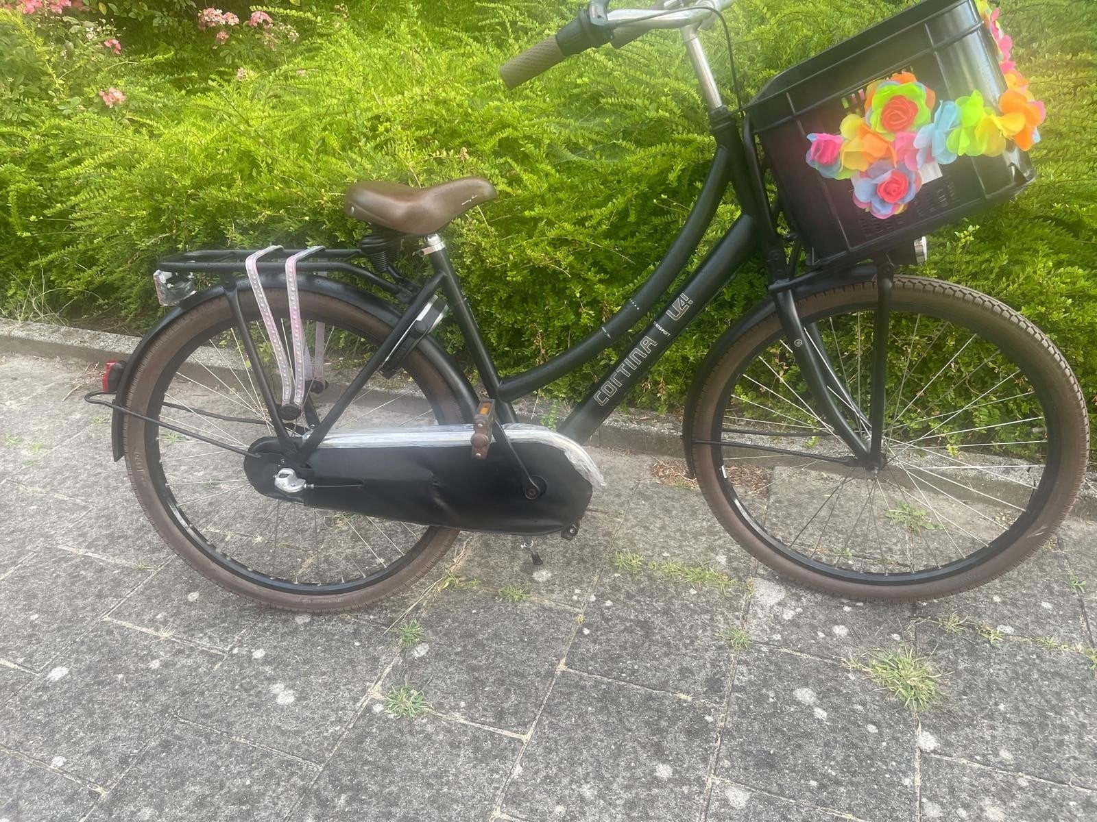 prachtig cortina U4 transport meisjes fiets te, Fietsen en Brommers, 26 inch of meer, Terugtraprem, Cortina U4 transportfiets
