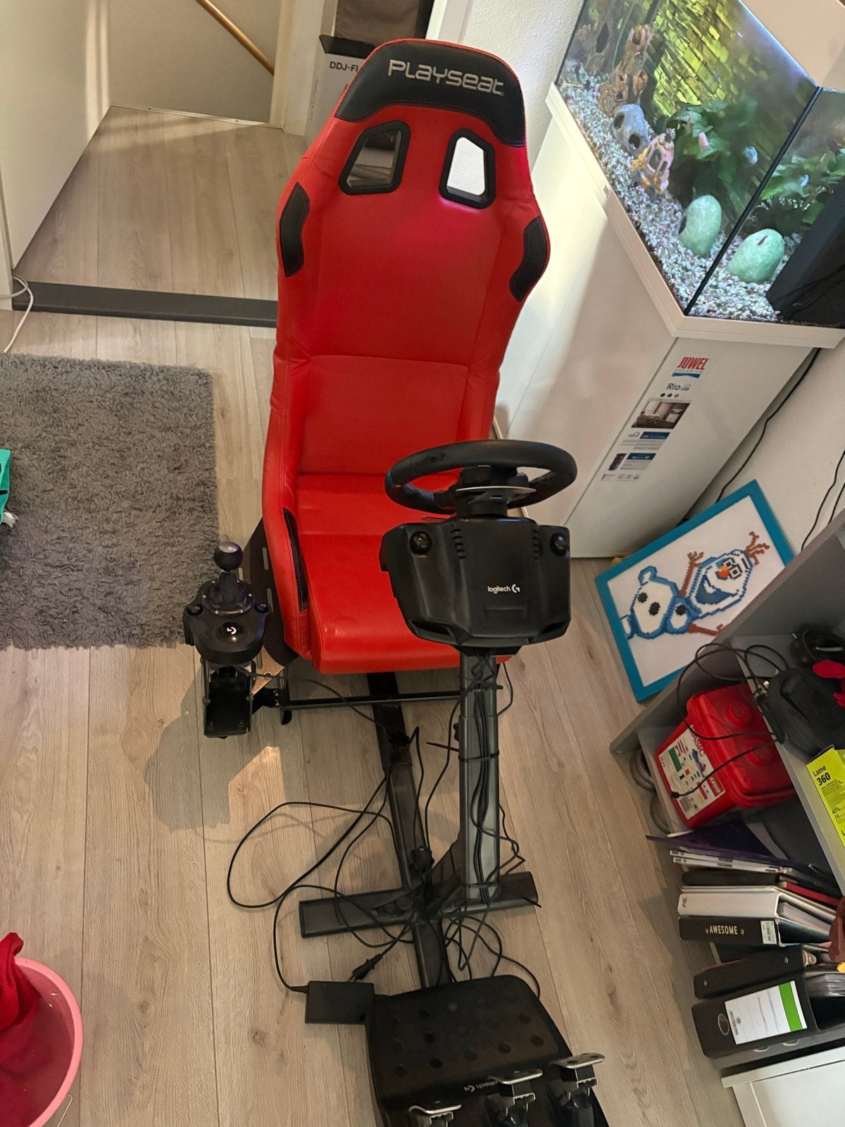 Playseat met Logitech G29 racestuur, pedalen en shifter, Ophalen, Gebruikt, Playseat of Racestoel, PlayStation 4