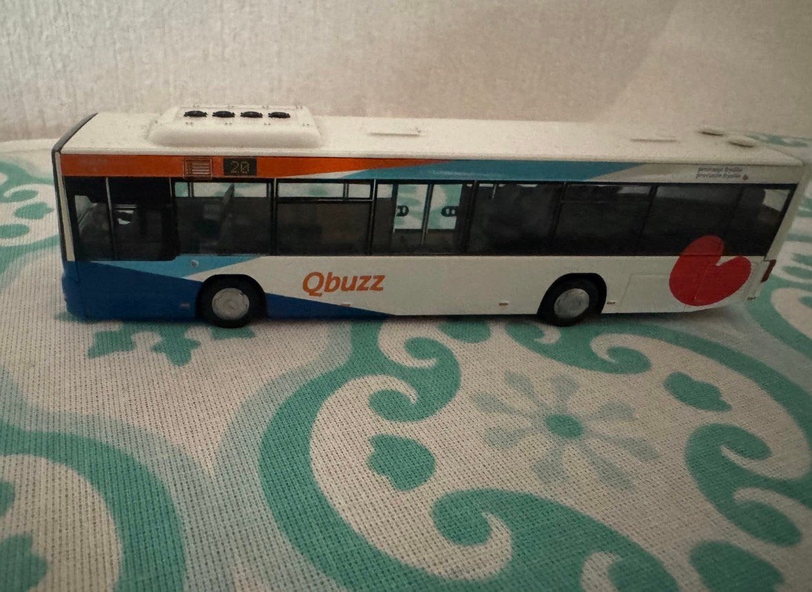 Qbuzz modelbus lijn 20, Ophalen of Verzenden, Zo goed als nieuw, Bus of Vrachtwagen