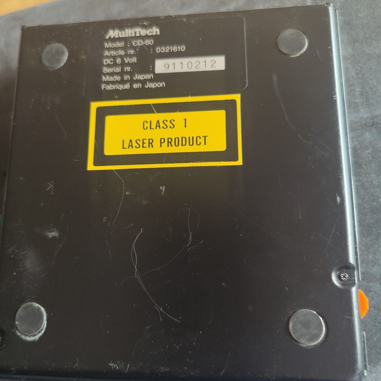Multi Tech CD-50 Draagbare CD Speler, Ophalen of Verzenden, Discman