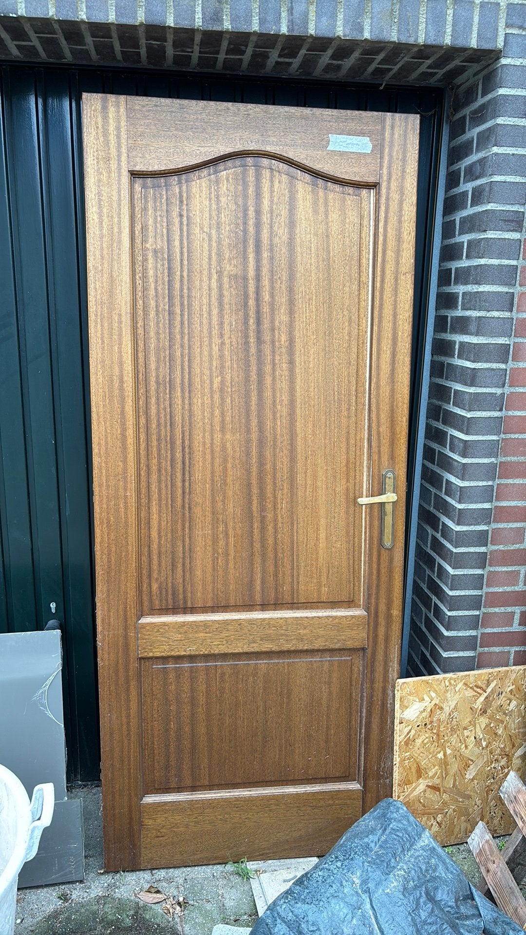 Meranti deuren 2 stuks, Doe-het-zelf en Verbouw, Deuren en Horren, Ophalen, Gebruikt, 80 tot 100 cm, Binnendeur