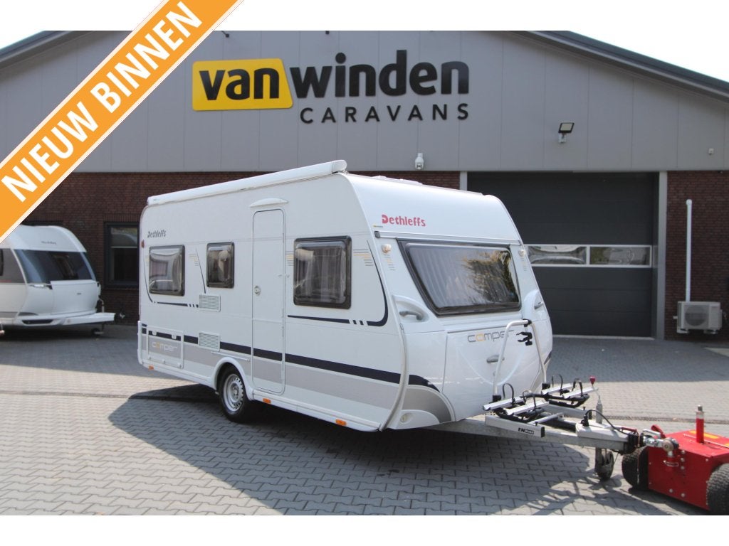 Dethleffs Camper 430 DB Voortent-Luifel-Mover, Caravans en Kamperen, Rondzit, Bedrijf, Dwarsbed, Dethleffs