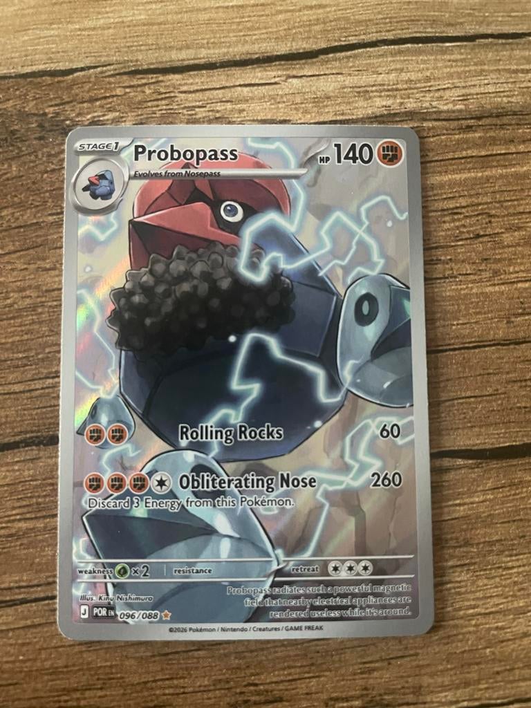 Probopass 096/088, Ophalen of Verzenden, Zo goed als nieuw, Losse kaart, Foil