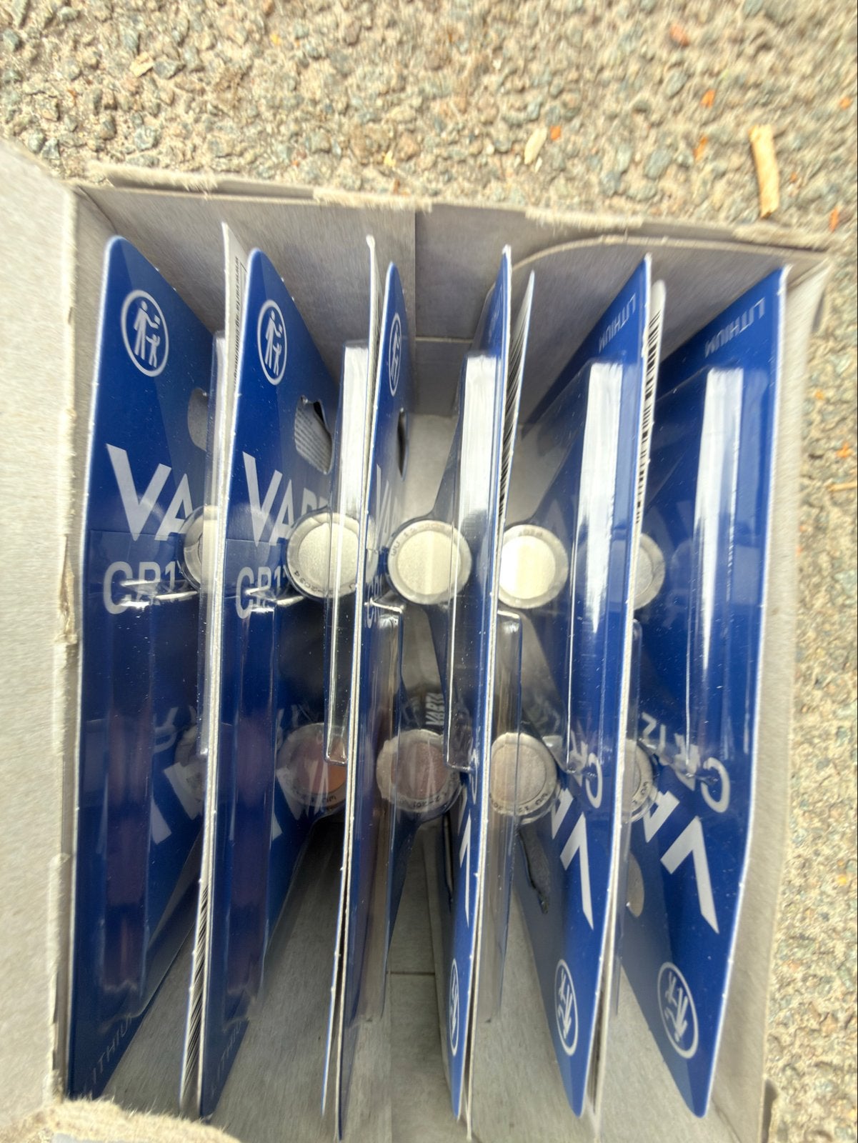 Varta CR123A Batterijen-Lithium 3V-Nieuwinverpakking100 stuk, Ophalen of Verzenden, Nieuw
