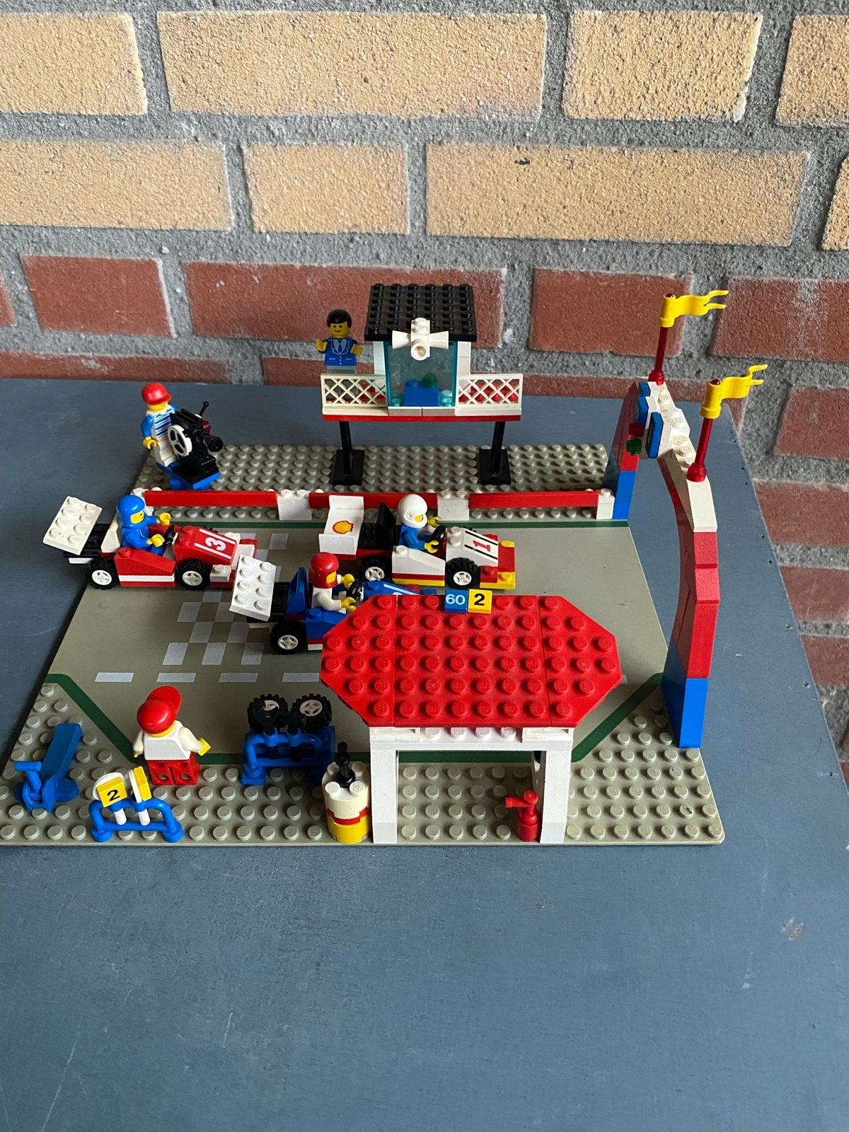 LEGO Legoland 6381 Racebaan met 6503 Formule 1 auto, Ophalen, Gebruikt, Lego, Compleet