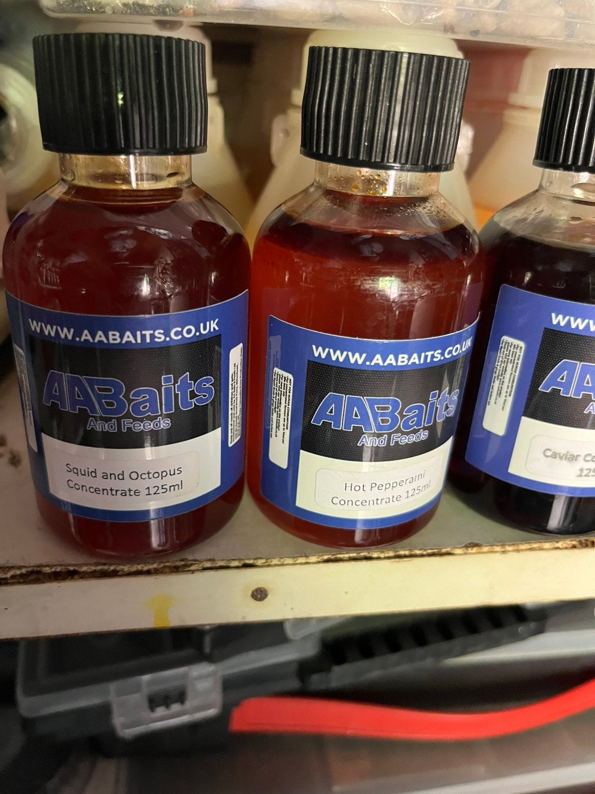 KARPERVISSEN BOILIE FLAVOUR CONCENTRATE 125 ML UIT ENGELAND, Ophalen of Verzenden, Nieuw, Complete set