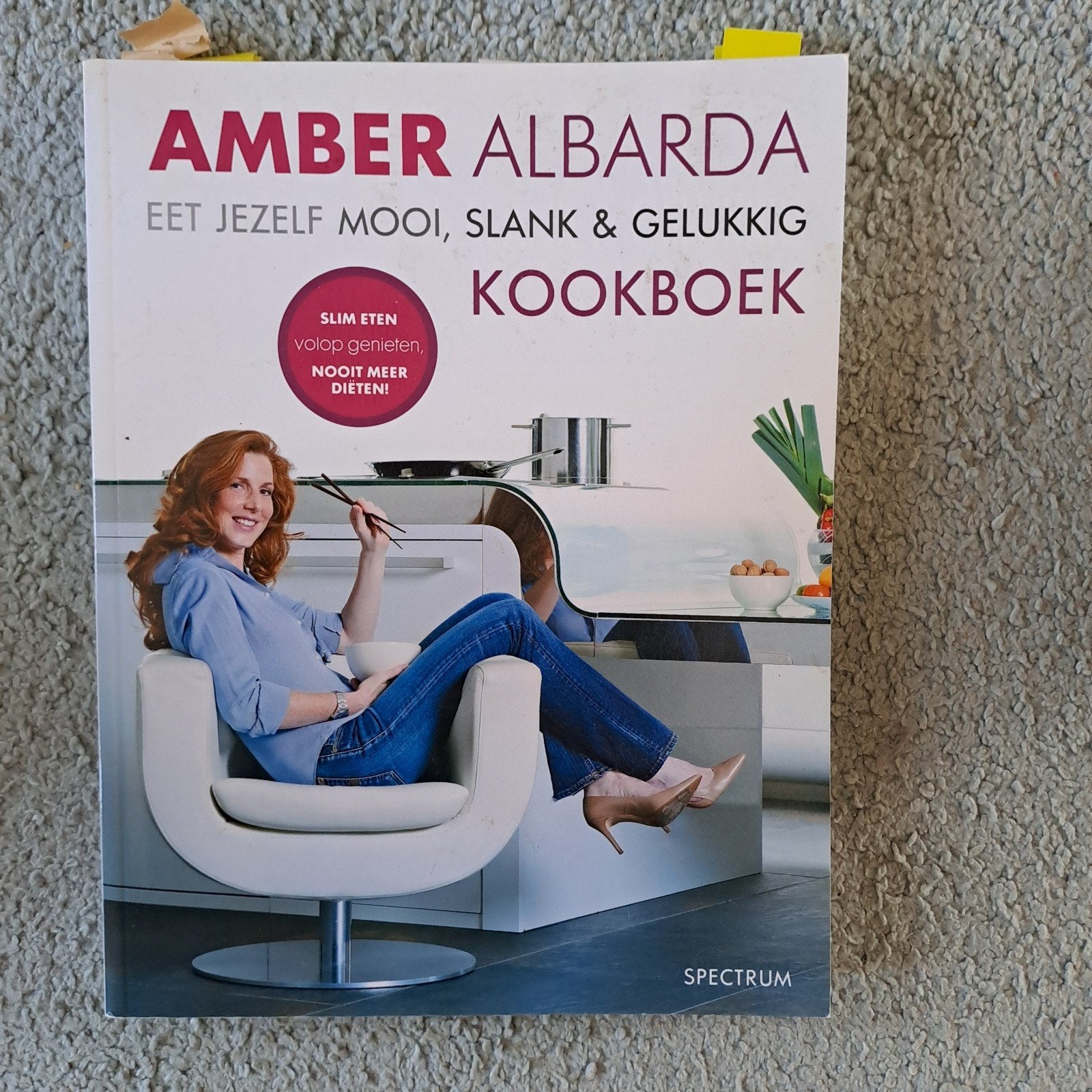 Amber Albarda - Eet Jezelf Mooi, Slank & Gelukkig Kookboek, Boeken, Ophalen of Verzenden, Gelezen, Amber Albarda, Gezond koken