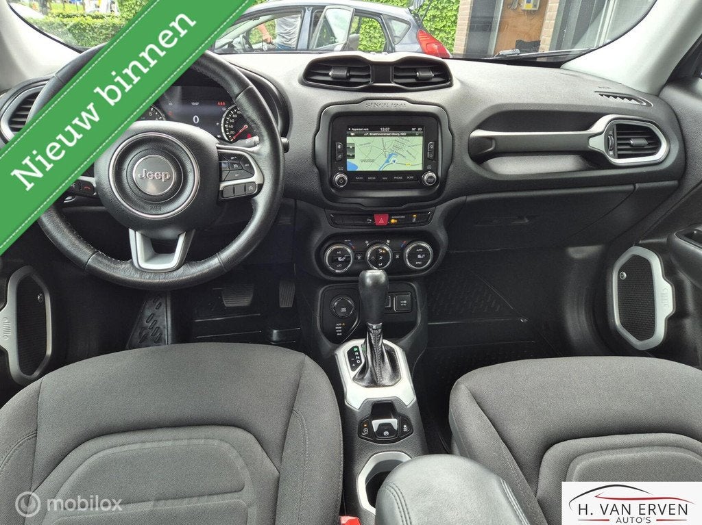 Jeep Renegade 1.4 Limited AWD AUTOMAAT NAVI CAMERA PDC, Auto's, Jeep, Automaat, Euro 6, 4 cilinders, Automatische klimaatregeling
