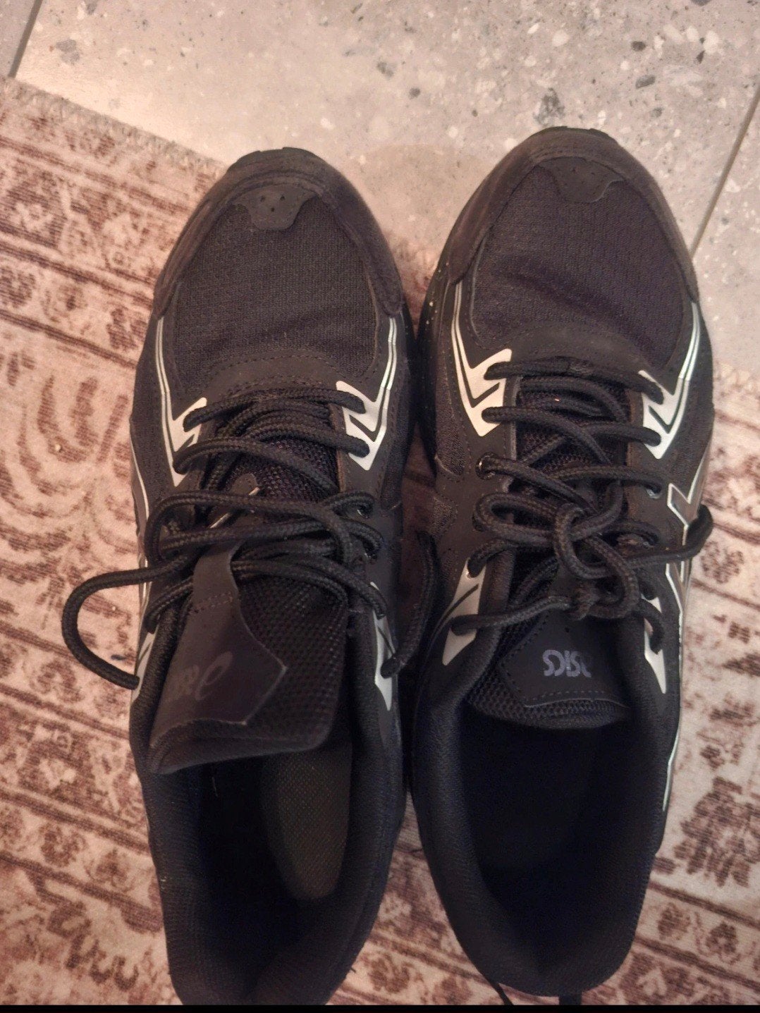 Asics hardloopschoenen zwart - Maat 41.5, Gebruikt, Hardloopschoenen, Ophalen of Verzenden, Hardlopen