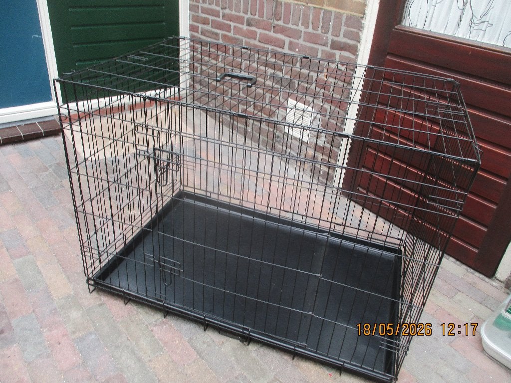 opvouwbare honden bench   z.g.a.n, Dieren en Toebehoren, Ophalen, Zo goed als nieuw