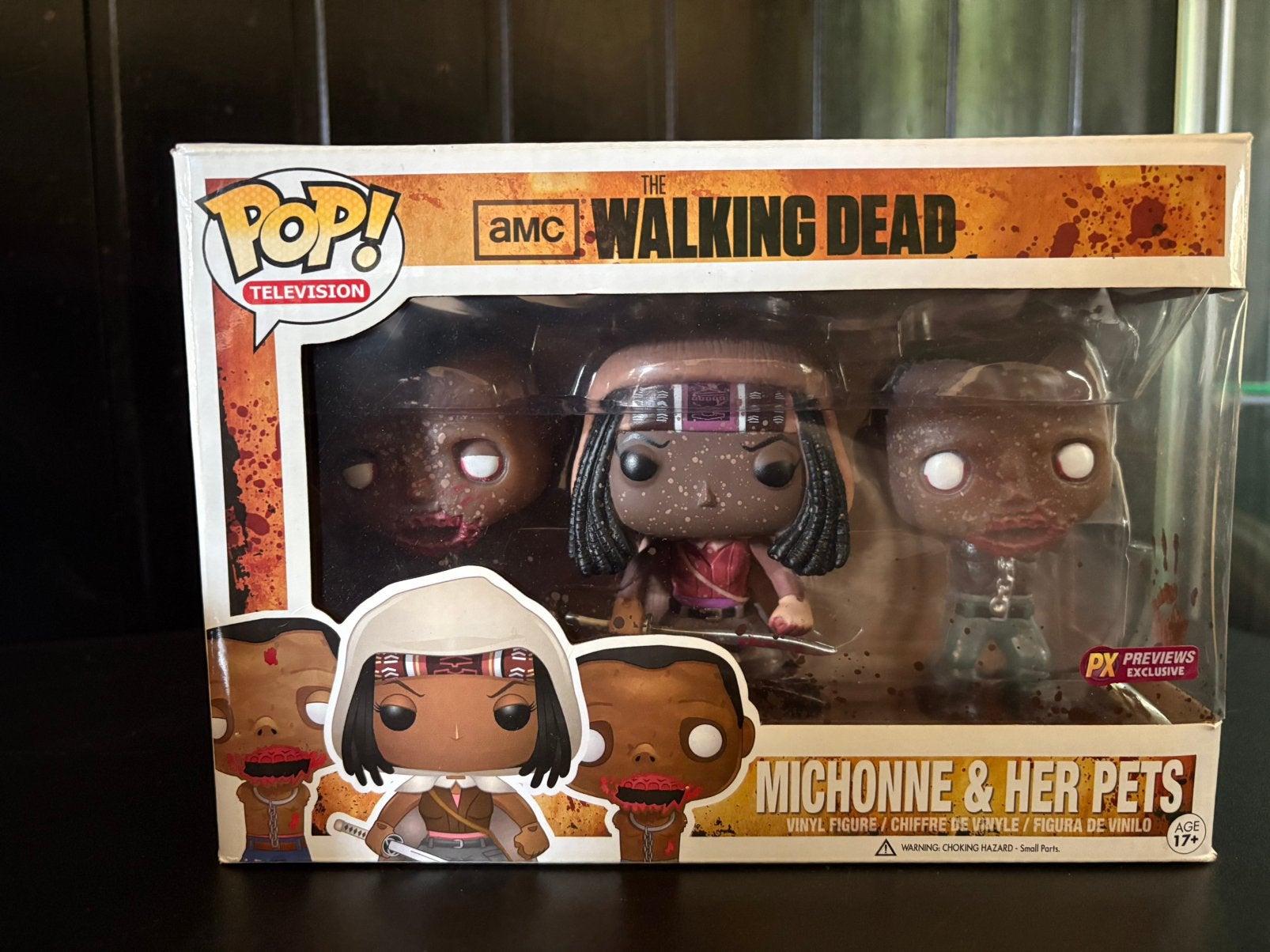 Funko Pop The Walking Dead Michonne & Her Pets PX Exclusive, Ophalen, Nieuw