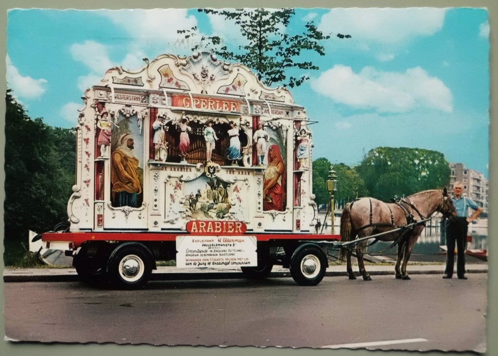 Draaiorgel 27 - Arabier - Groningen - 1969, Ophalen of Verzenden, 1960 tot 1980, Gelopen, Groningen
