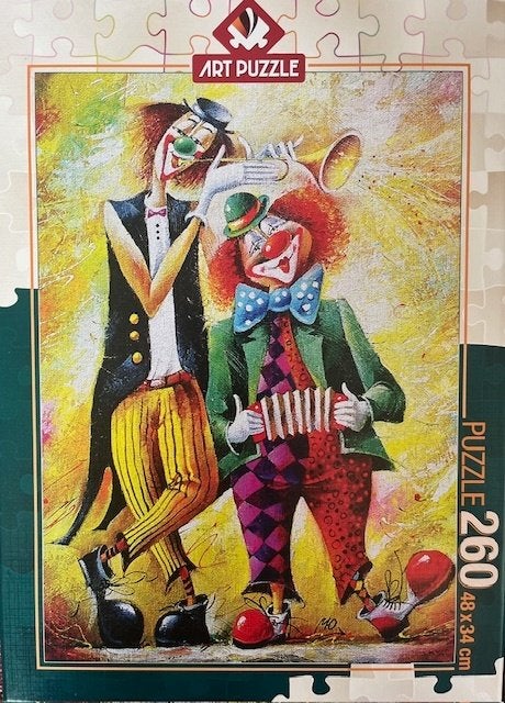 musican clowns, Ophalen of Verzenden, Minder dan 500 stukjes, Zo goed als nieuw, Legpuzzel
