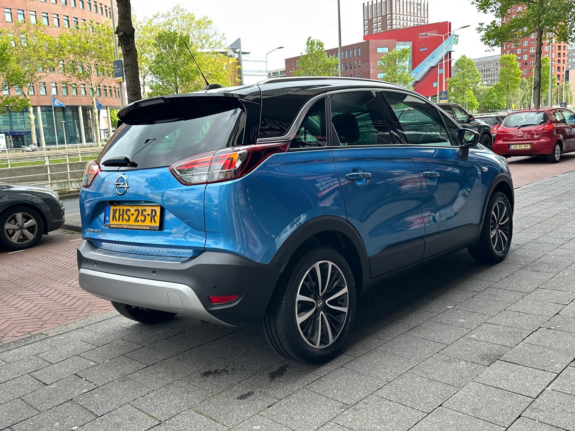 Opel Crossland X 1.2 Turbo Online Edition Automaat Navi Carp, Auto's, 840 kg, Gebruikt, Euro 6, Blauw