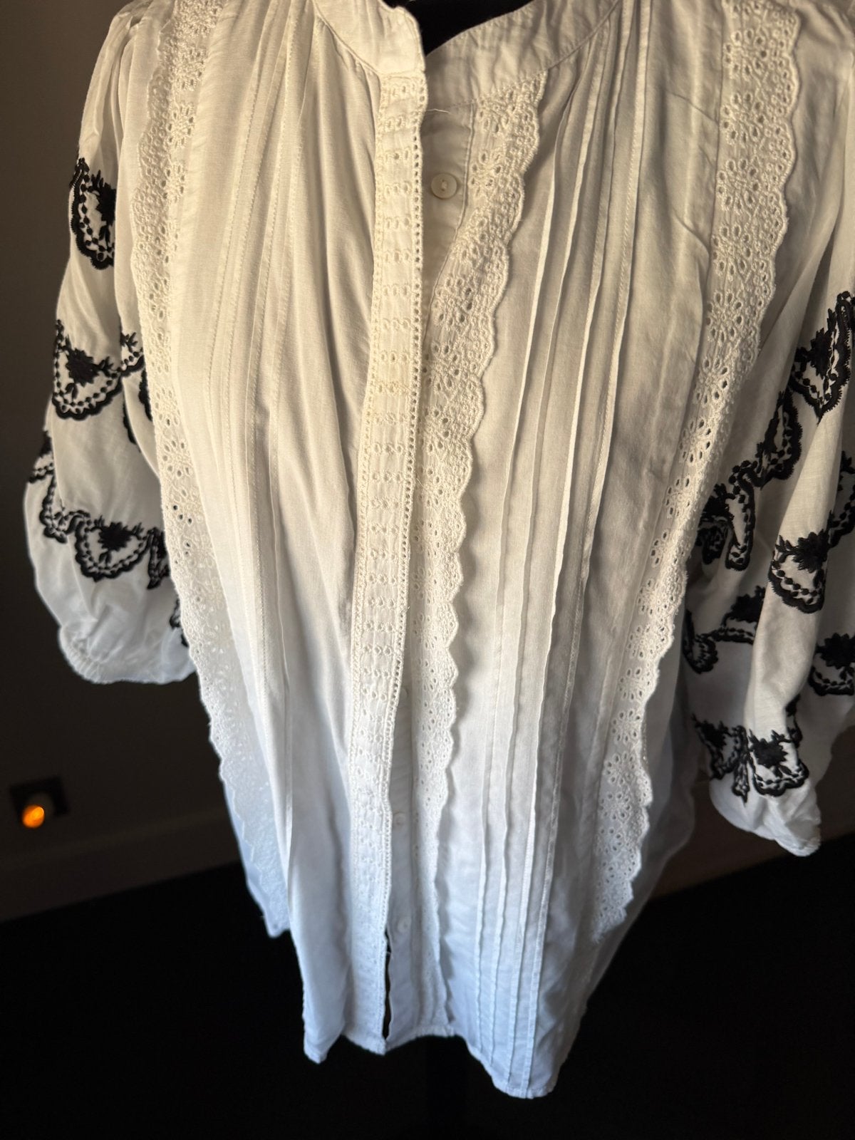 Summum blouse met borduurwerk  Maat 38, Kleding | Dames, Blouses en Tunieken, Ophalen of Verzenden, Zo goed als nieuw, Maat 38/40 (M)