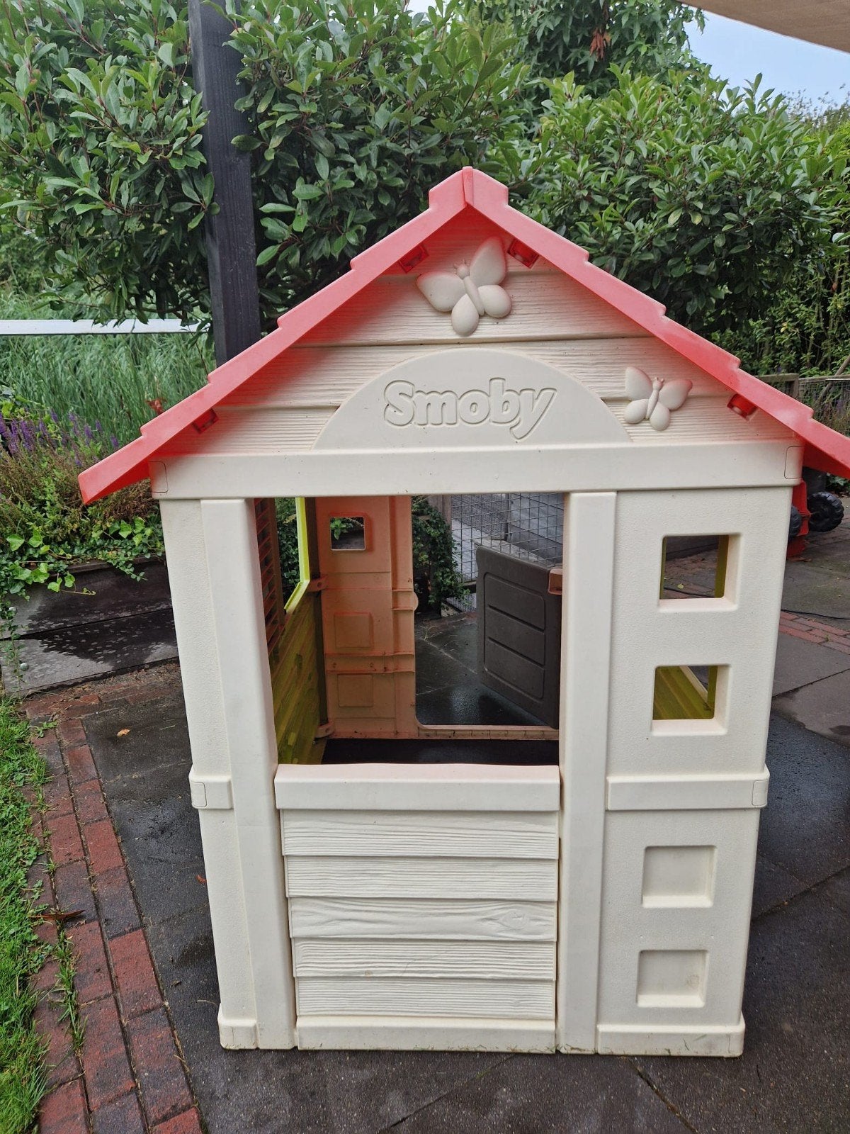 te koop smoby speelhuisje, Ophalen, Gebruikt, Kunststof