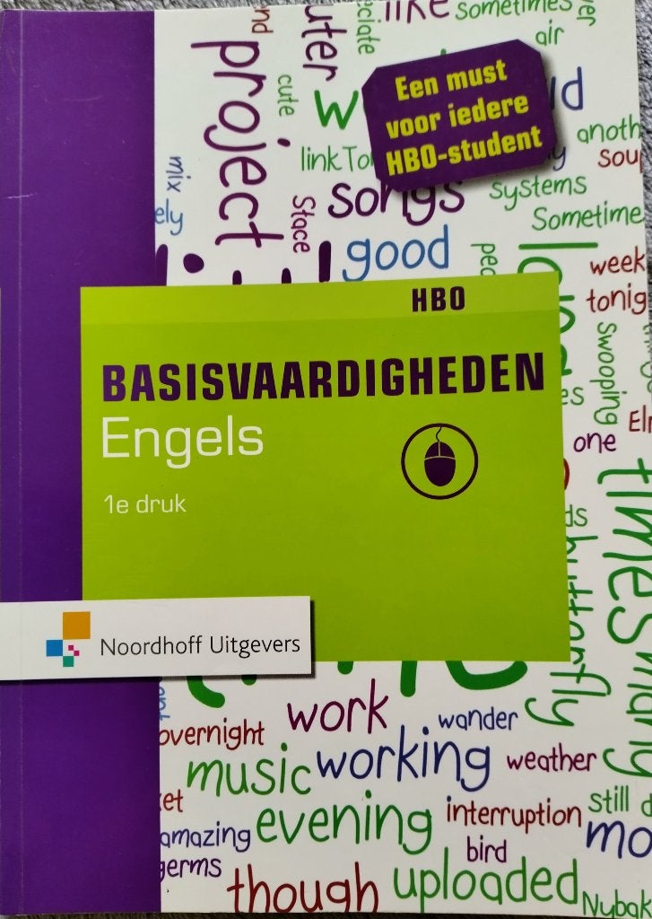 Boek Basisvaardigheden Engels HBO Marianne van Vlierden, Boeken, Marianne van Vlierden, Nieuw, Alpha, HBO
