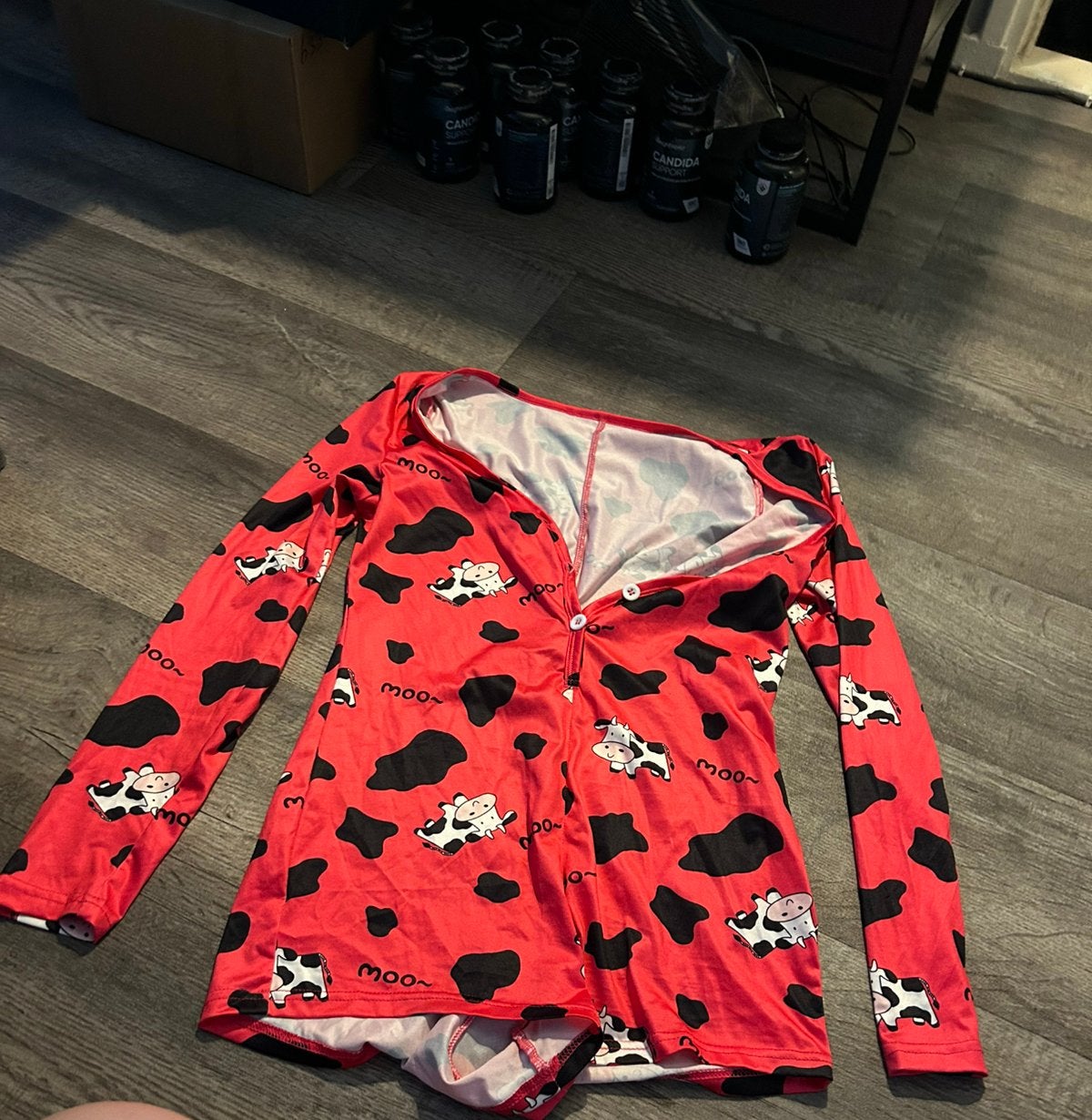 Koeien pyjama, maat M, Ophalen of Verzenden, Nieuw, Maat 38/40 (M)