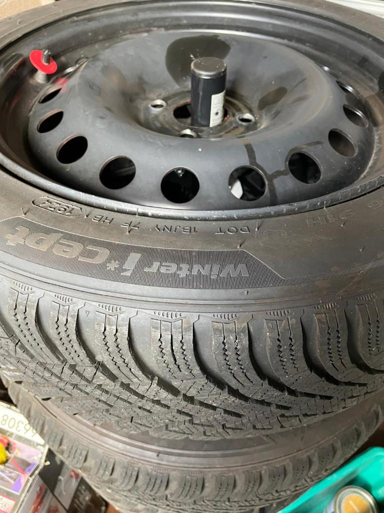 Clio 5 /  Winterbanden op velg  & TPMS, Ophalen, Gebruikt