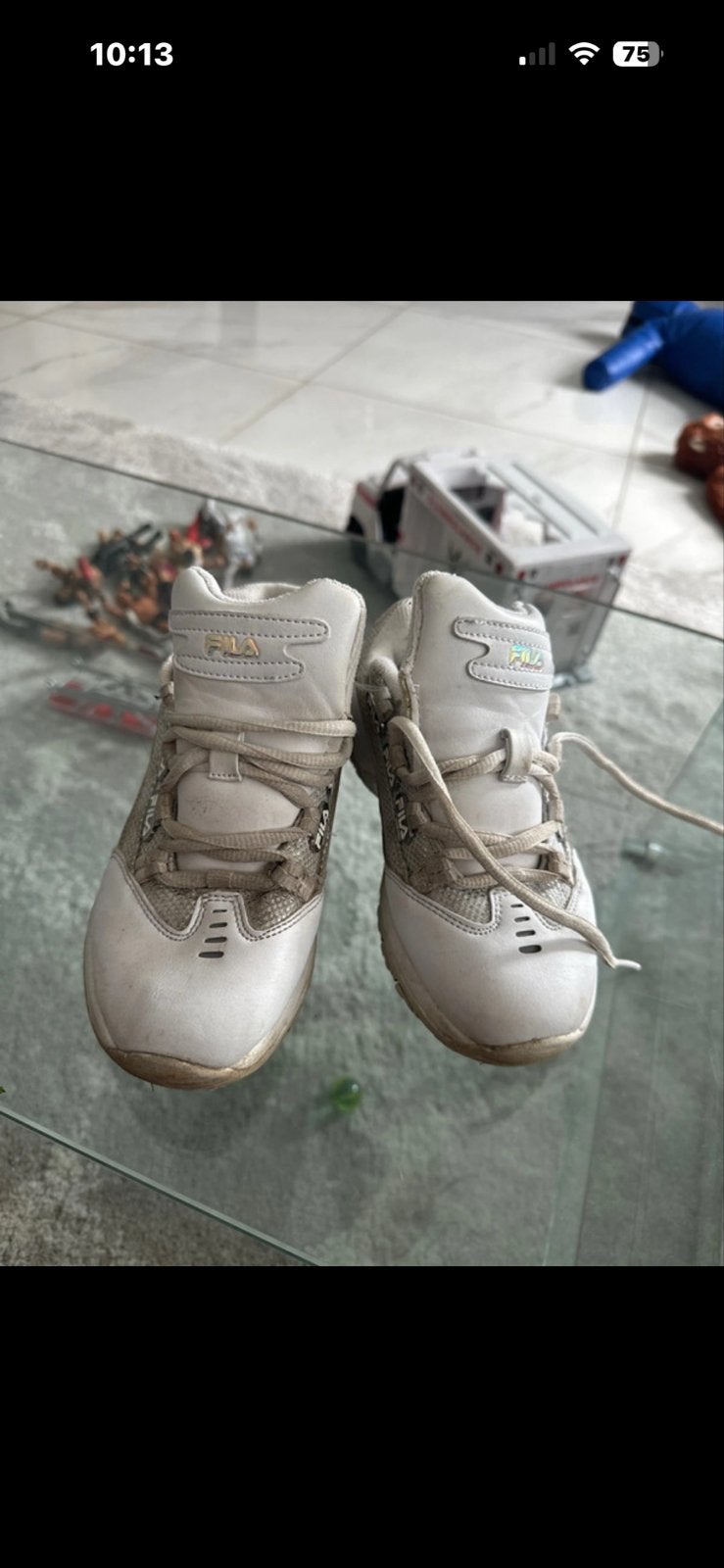Witte Fila sneakers voor kinderen maat 33, Ophalen of Verzenden, Gebruikt, Jongen of Meisje, Schoenen