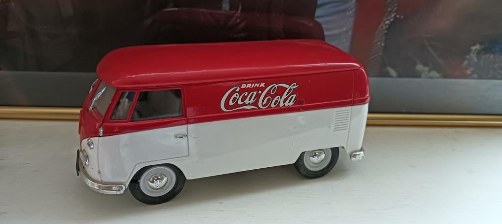 Volkswagen busje Coca Cola 1:18, Ophalen of Verzenden, Zo goed als nieuw, Auto's