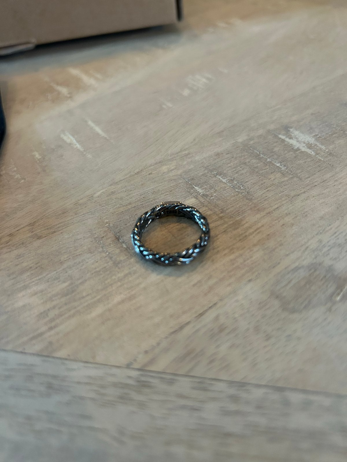 Buddha to Buddha Katja XS Zwart Rhodium Shine Zilver Maat 19, 18 tot 19, Zwart, Nieuw, Ophalen of Verzenden