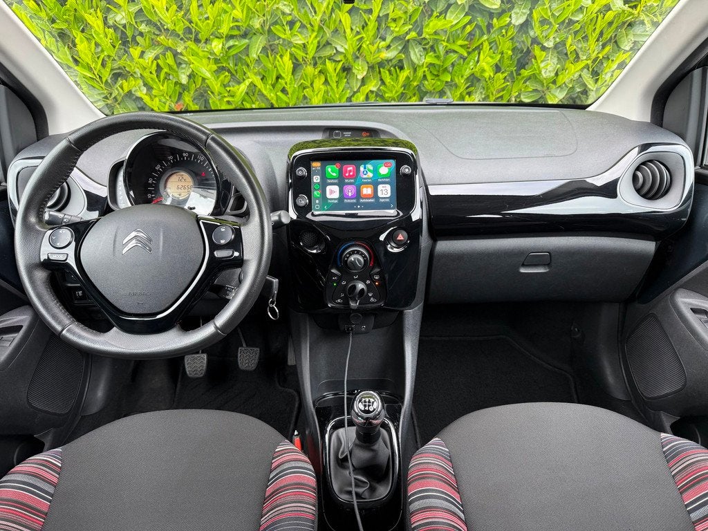 Citroen C1 1.0 VTi Airscape Shine |CARPLAY|OPEN DAK|CAMERA, Auto's, Citroën, Voorwielaandrijving, Stof, Gebruikt, 4 stoelen