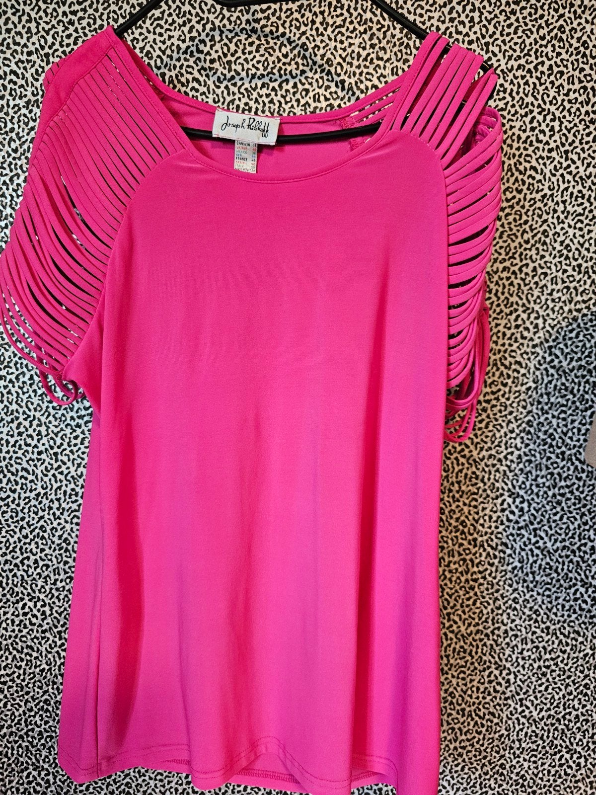 JOSEPH RIBKOFF; PRACHTIGE TOP 38 € 25,-, Maat 38/40 (M), Zwart, Ophalen of Verzenden, Zo goed als nieuw