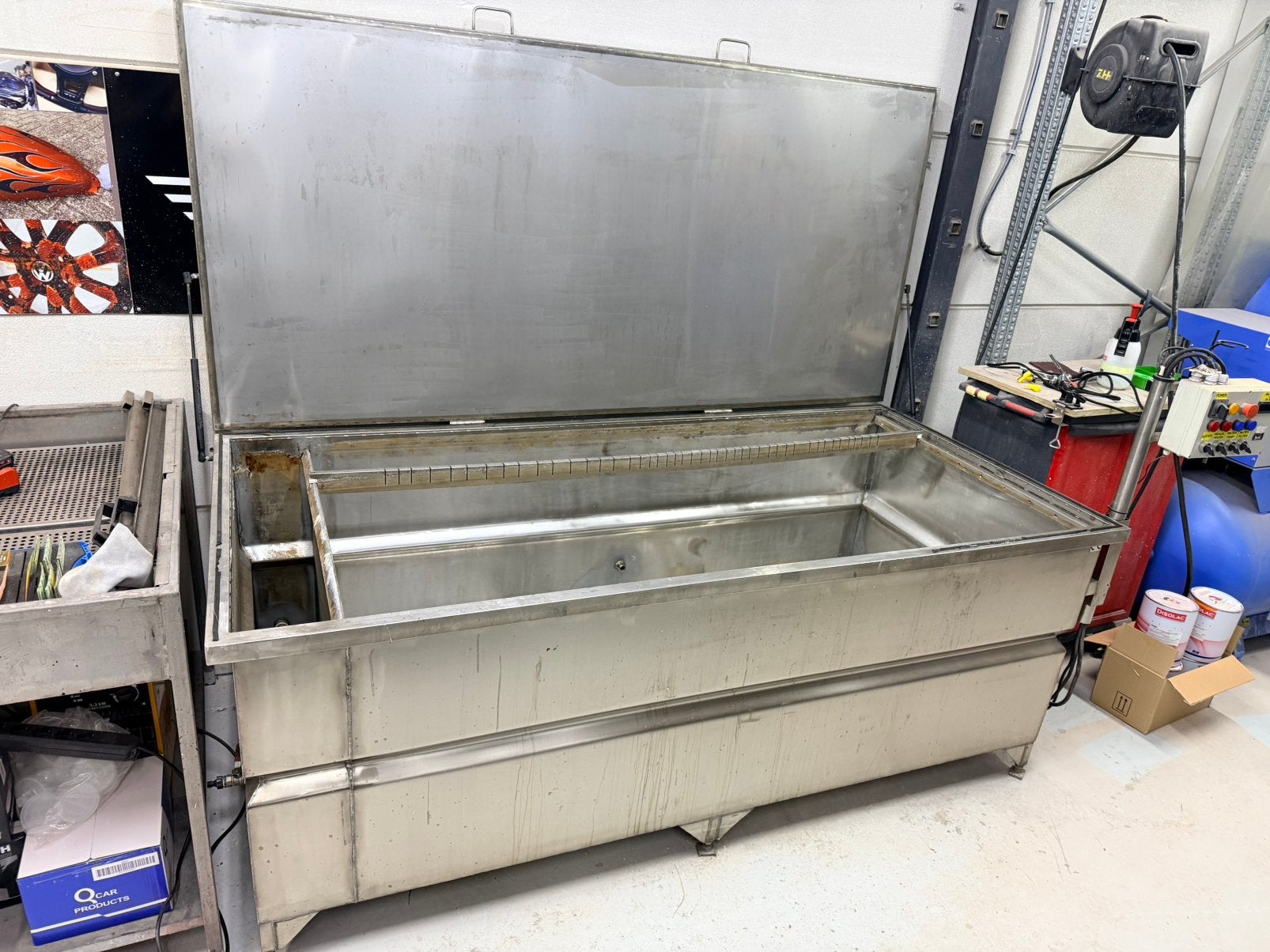 Hydrodip tank hydrodipping, Ophalen